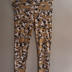 LuLaRoe Disney Mickey Mouse Print Leggings